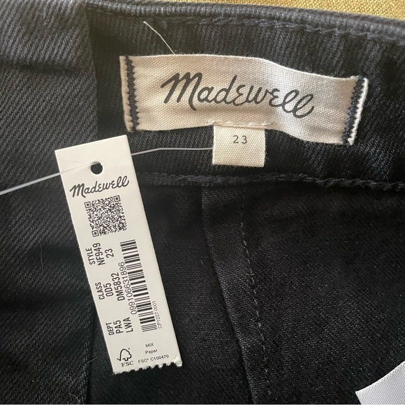 Madewell High Waist Straight Mini Skirt size 23 NWT - Picture 4 of 4